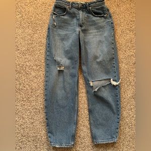 Abercrombie and Fitch The 80’s Mom High Rise Curve Love Jeans